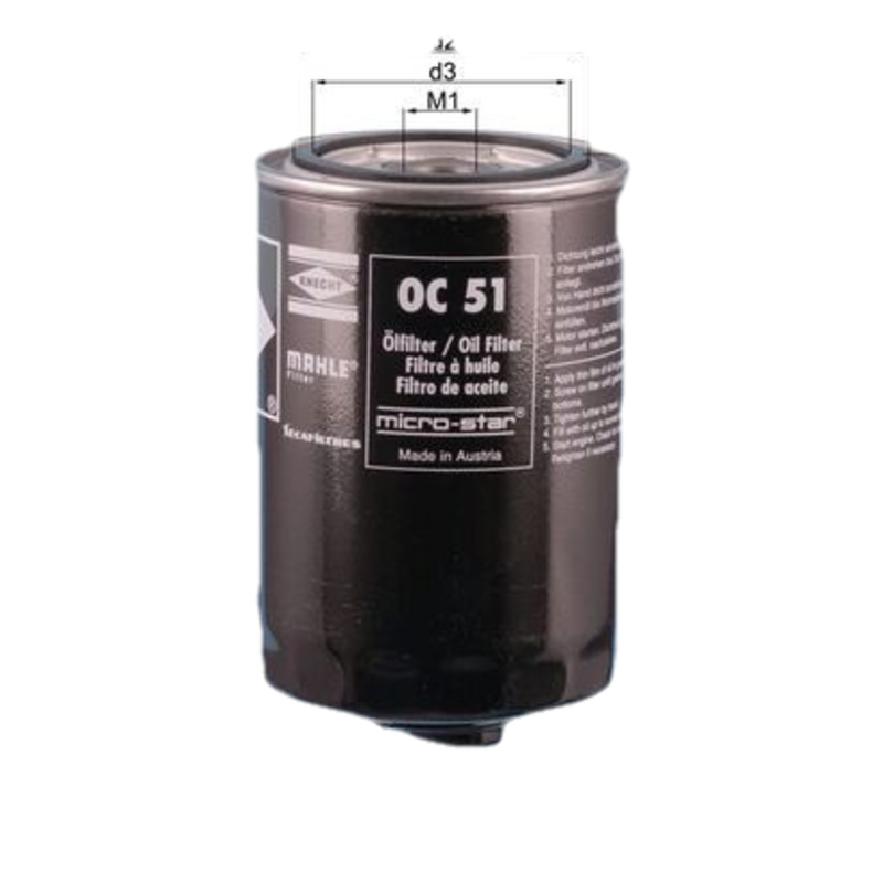 MAHLE ORIGINAL Olejový filter OC51OF