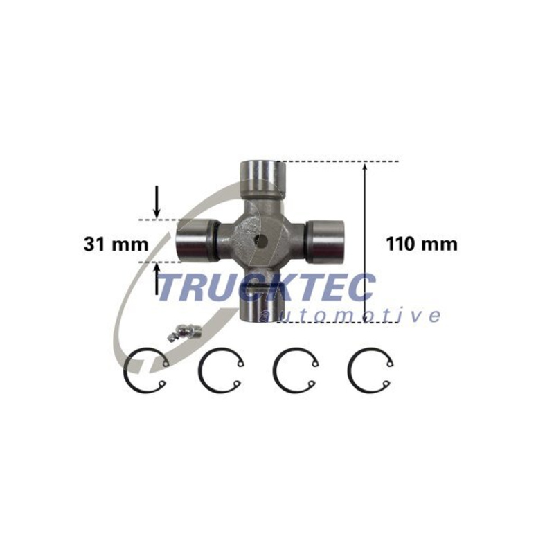 E-shop TRUCKTEC AUTOMOTIVE Kĺb pozdĺžneho hriadeľa 0134038