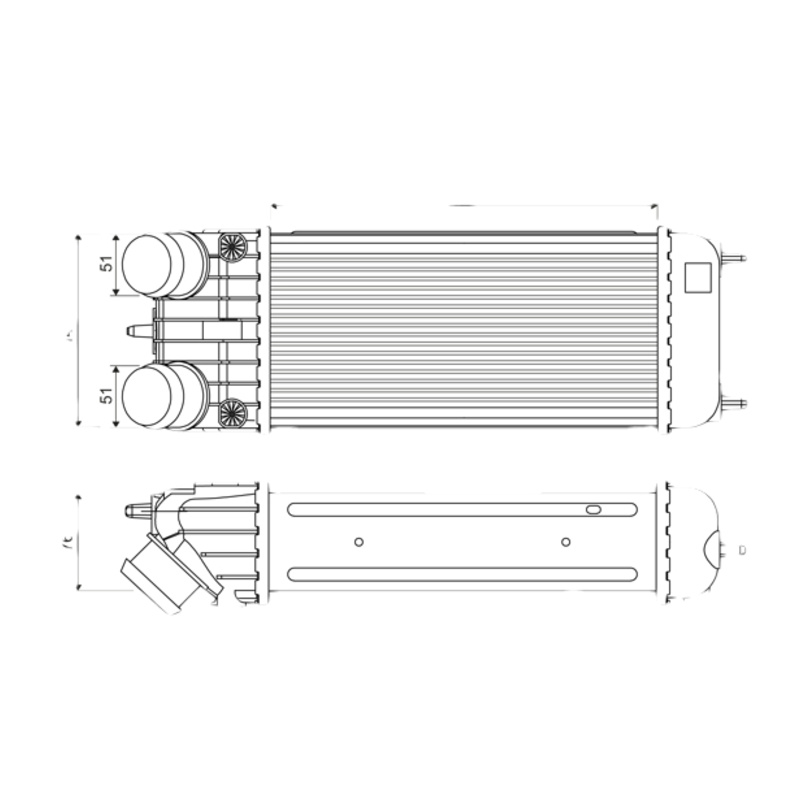 VALEO Chladič plniaceho vzduchu 818385