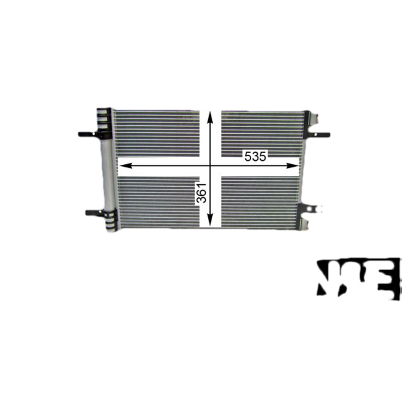 MAHLE ORIGINAL Kondenzátor klimatizácie AC 886 000P