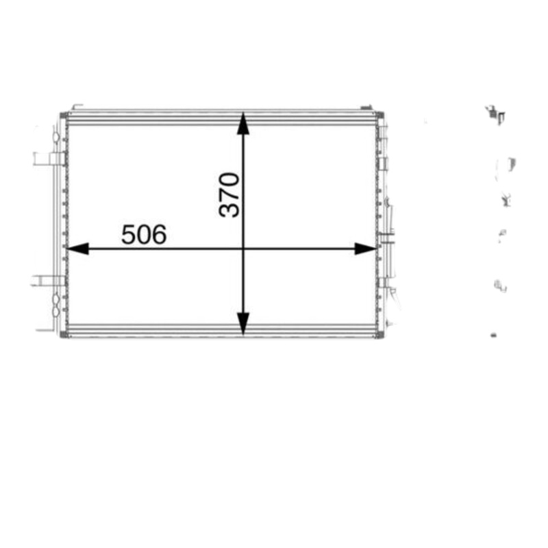 E-shop MAHLE ORIGINAL Kondenzátor klimatizácie AC 48 000P