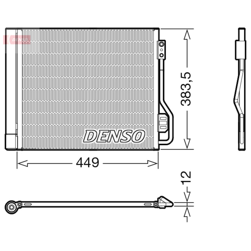 DENSO Kondenzátor klimatizácie DCN16002