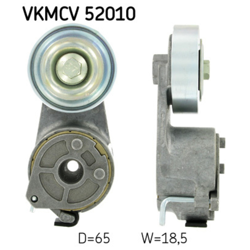 SKF Napinák rebrovaného klinového remeňa VKMCV52010