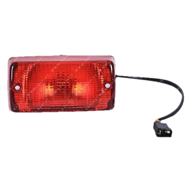 E-shop zadní mlhovka obdélník 135x70 mm s kabelem (montáž na závěsný kloub)