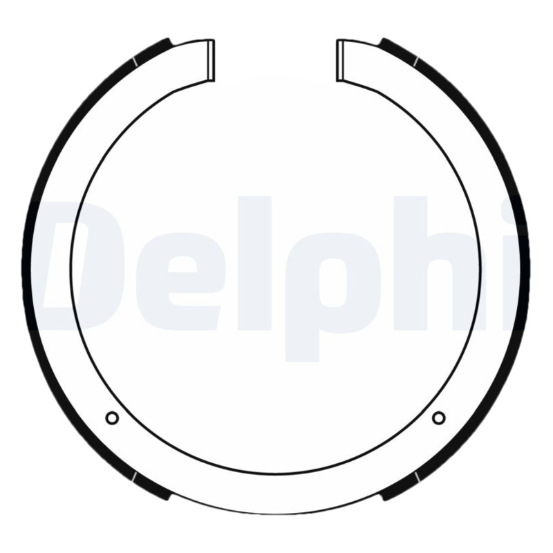DELPHI Sada brzd. čeľustí parkov. brzdy LS2168