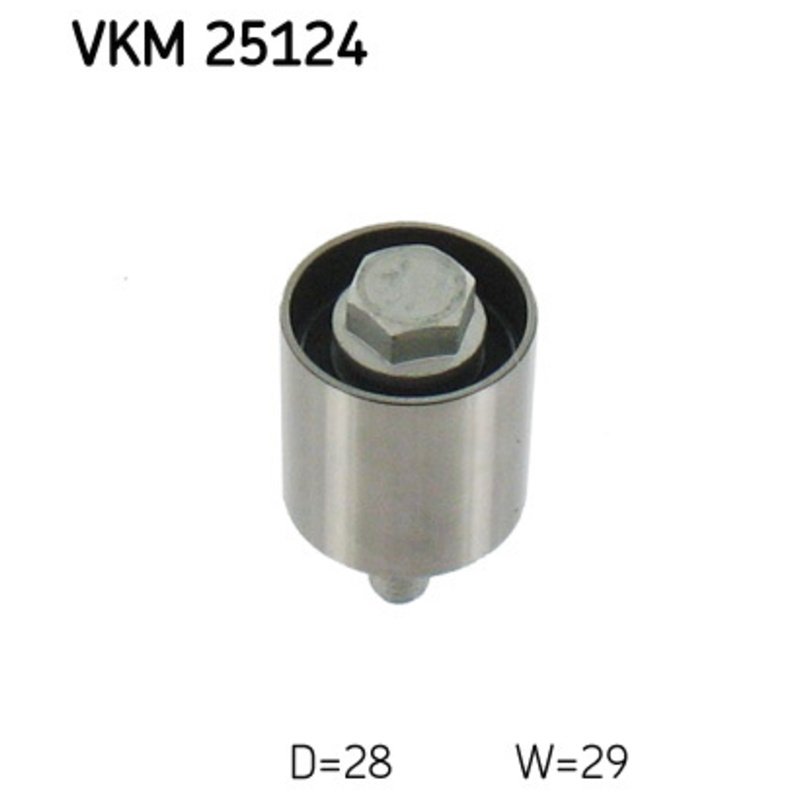 SKF Obehová/vodiaca kladka ozubeného remeňa VKM25124