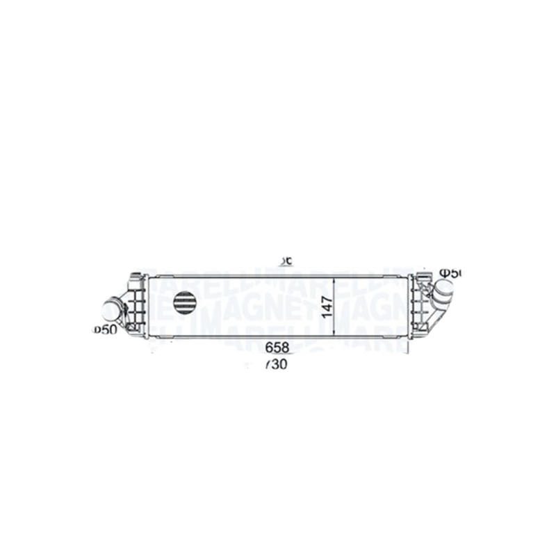 MAGNETI MARELLI Chladič plniaceho vzduchu 351319204270