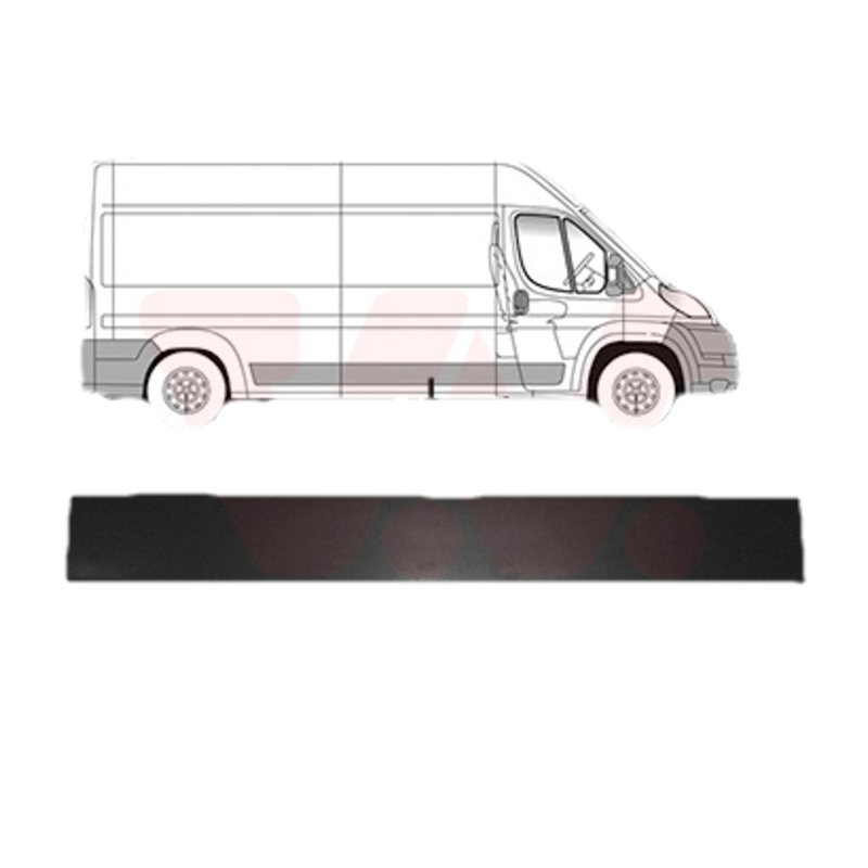 VAN WEZEL Ozdobná/ochranná lišta dverí 0982408