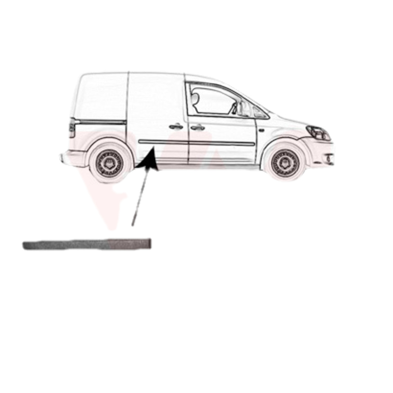 VAN WEZEL Ozdobná/ochranná lišta dverí 5867406