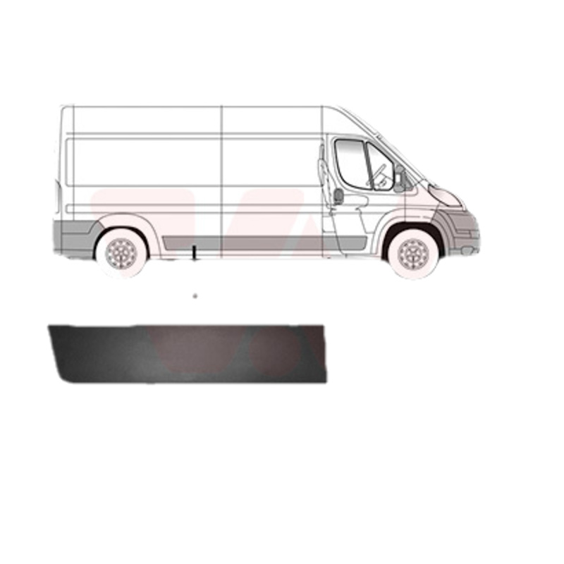 VAN WEZEL Ozdobná/ochranná lišta bočnej steny 0982416