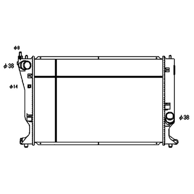 MAHLE ORIGINAL Chladič motora CR 1080 000S
