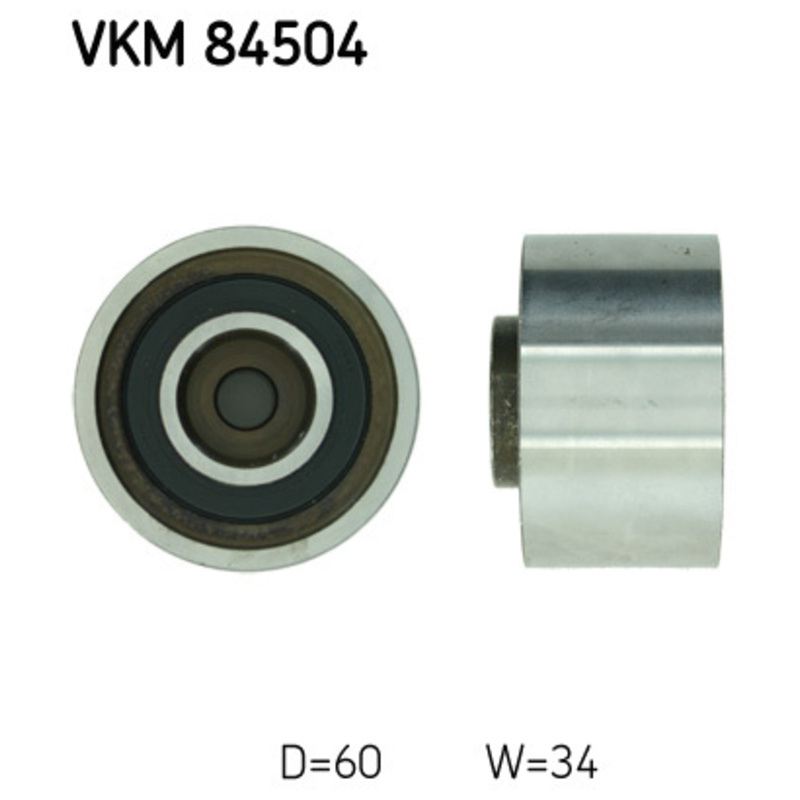 SKF Obehová/vodiaca kladka ozubeného remeňa VKM84504