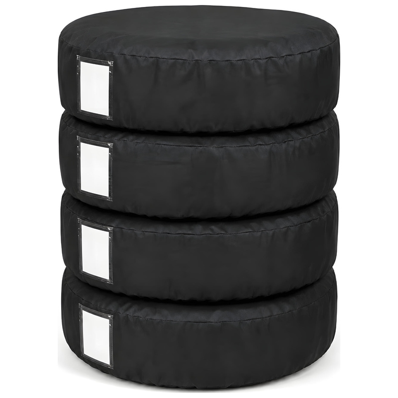Ochranné obaly na pneumatiky CAR TIRE COVER BASIC L, 13"–17", 4 ks