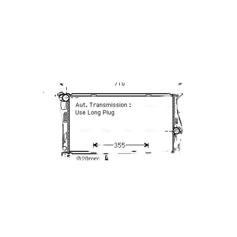 AVA QUALITY COOLING Chladič motora BW2542