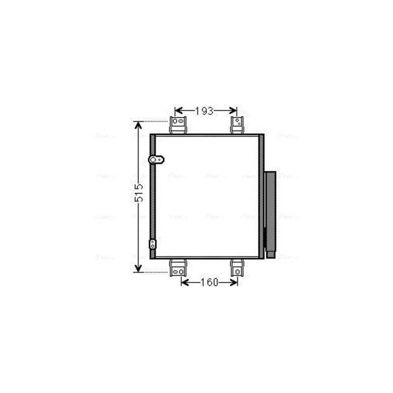 AVA QUALITY COOLING Kondenzátor klimatizácie DU5062D