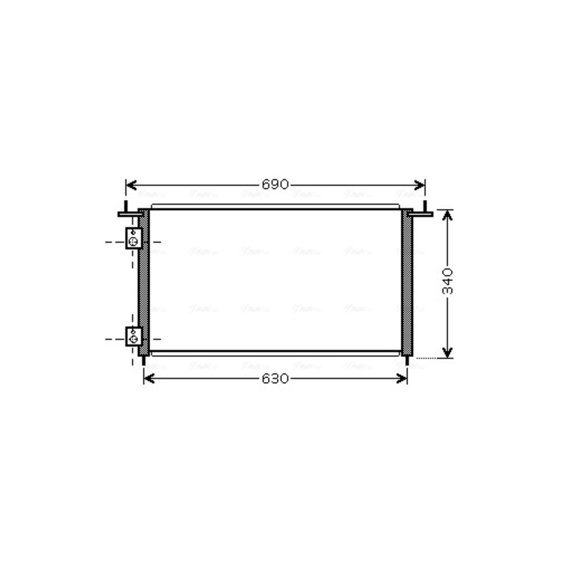AVA QUALITY COOLING Kondenzátor klimatizácie HD5210