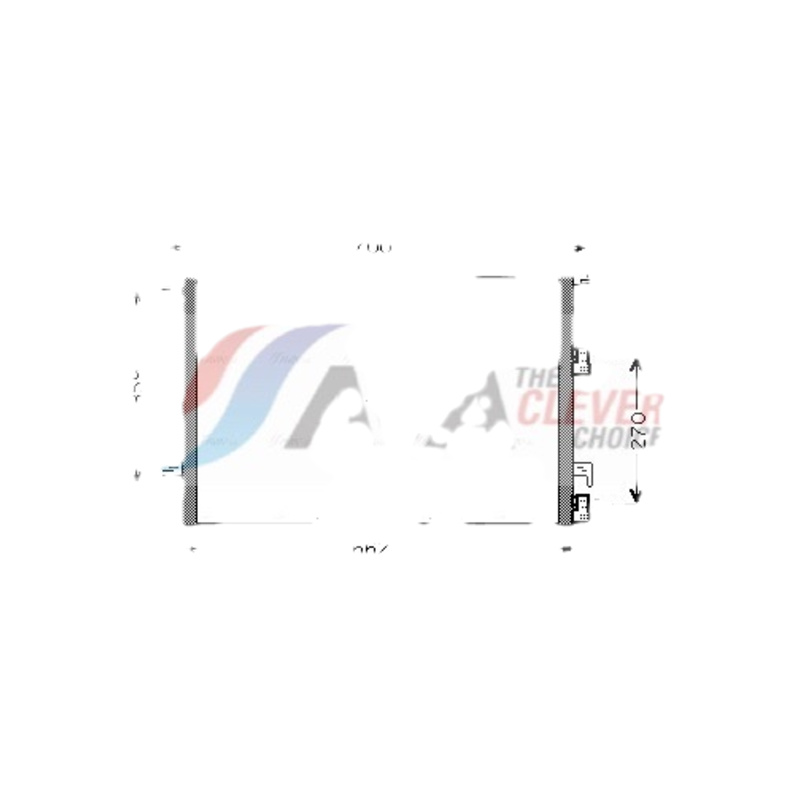 AVA QUALITY COOLING Kondenzátor klimatizácie SBA5060
