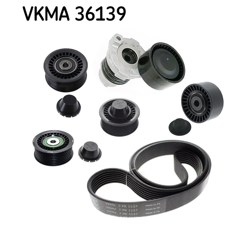 SKF Ozubený klinový remeň - Sada VKMA 36139