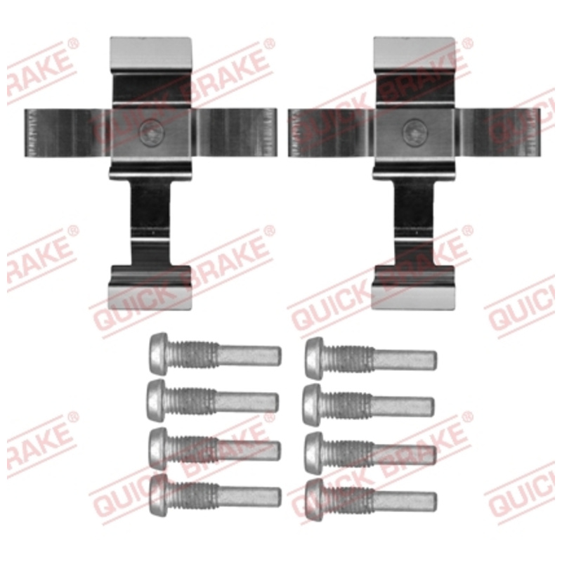QUICK BRAKE Sada prísluženstva obloženia kotúčovej brzdy 109-0223