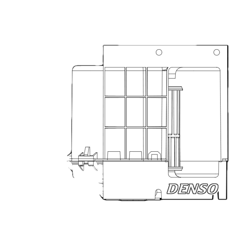 DENSO Vnútorný ventilátor DEA17033