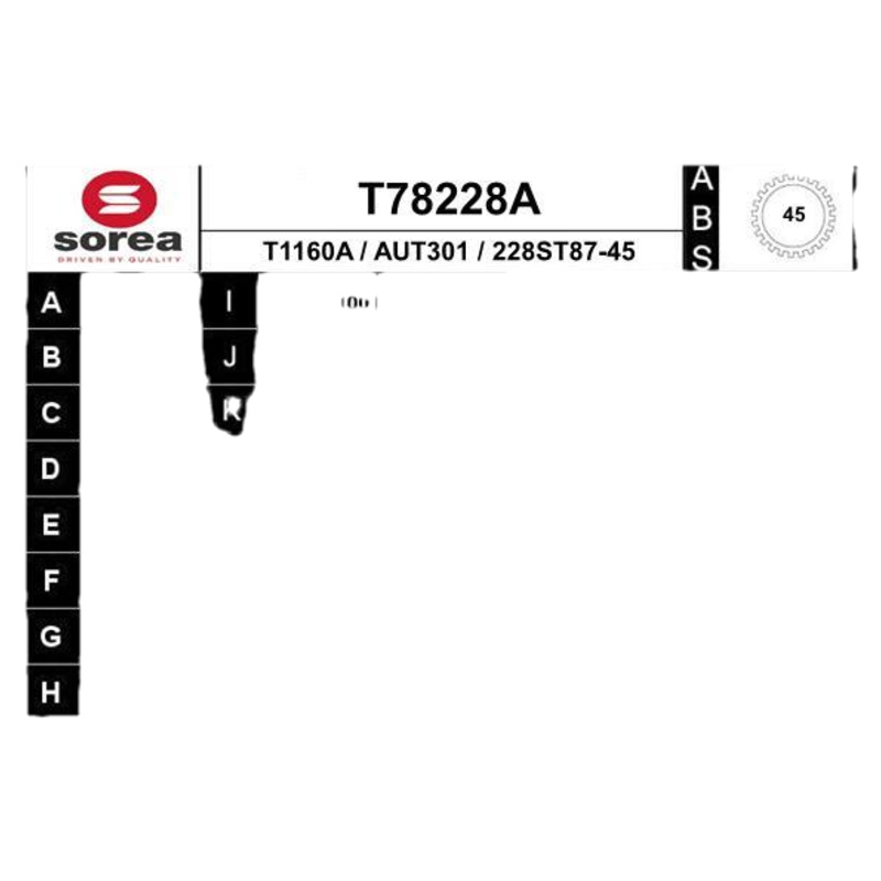 EAI Hnací hriadeľ T78228A