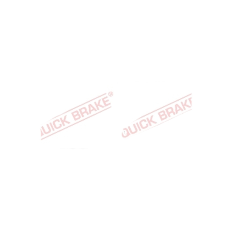 QUICK BRAKE Sada prísluženstva obloženia kotúčovej brzdy 109-0204