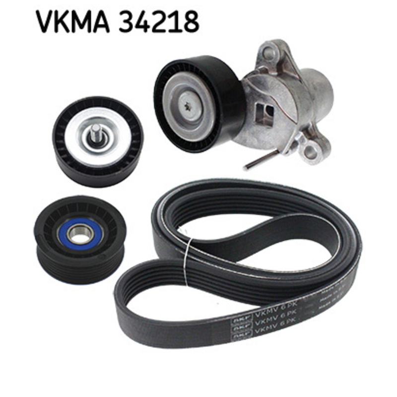SKF Ozubený klinový remeň - Sada VKMA 34218