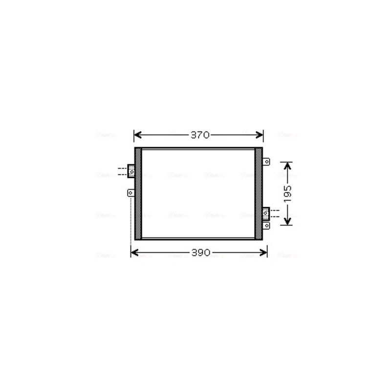 AVA QUALITY COOLING Kondenzátor klimatizácie PRA5052