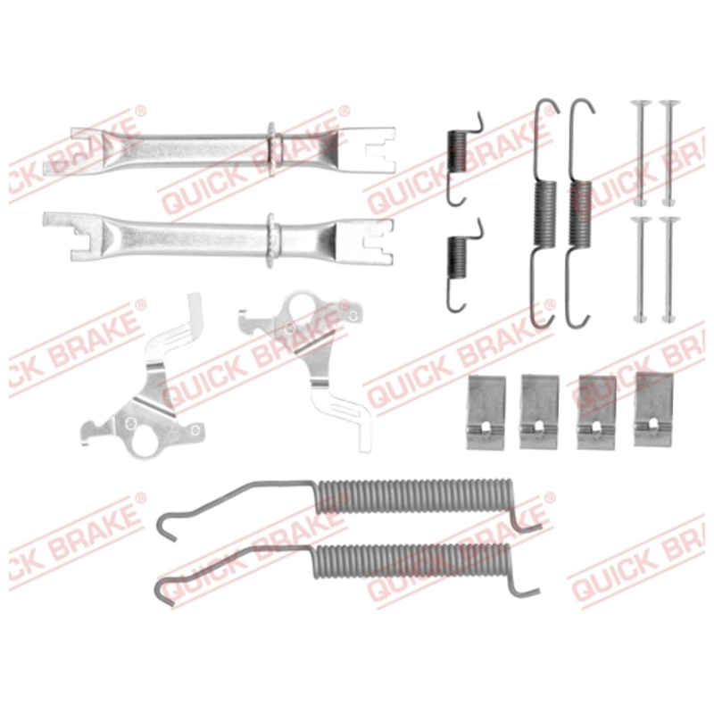 QUICK BRAKE Sada prísluženstva brzdovej čeľuste 105-0812S