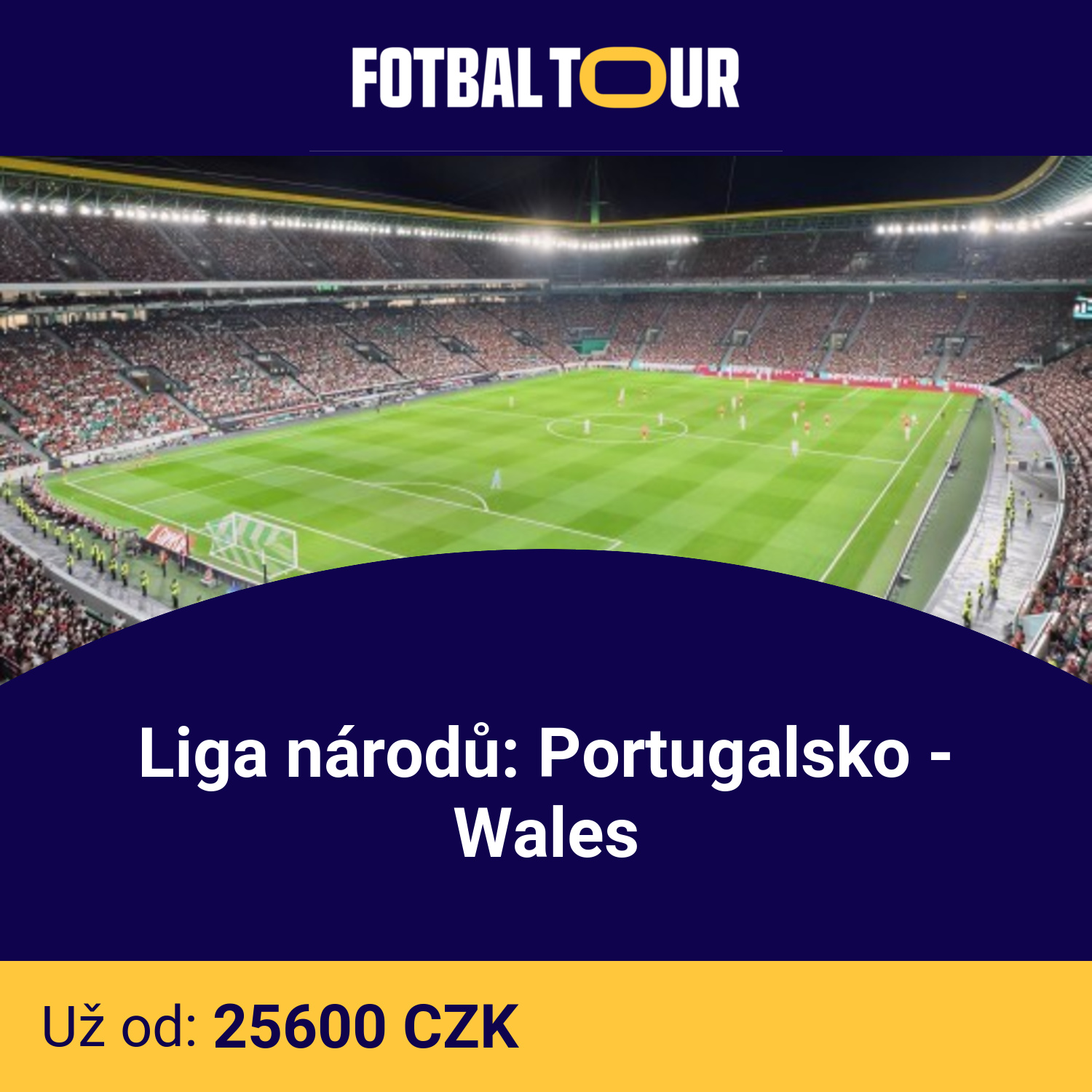 Liga národů: Portugalsko - Wales