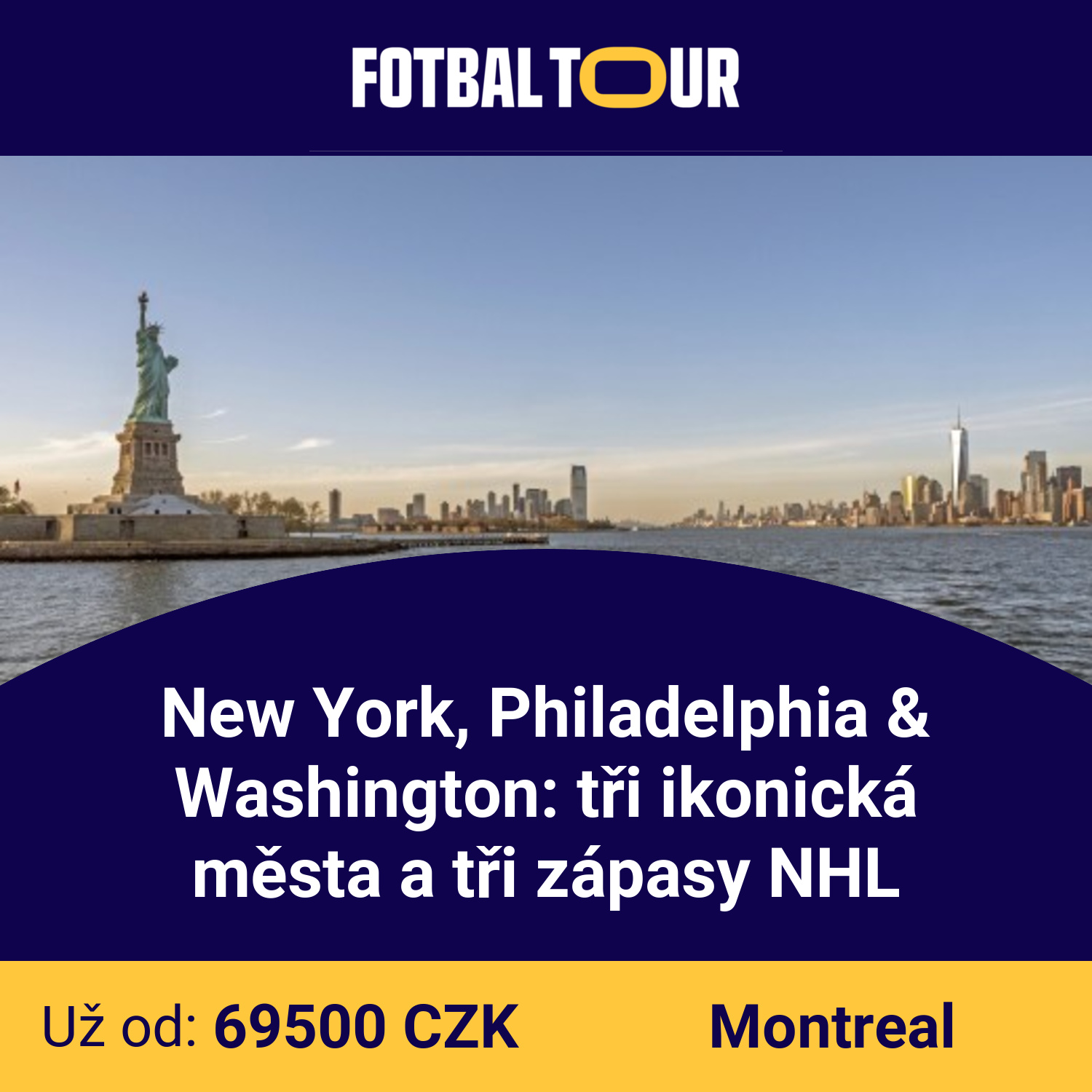 New York, Philadelphia & Washington: tři ikonická města a tři zápasy NHL