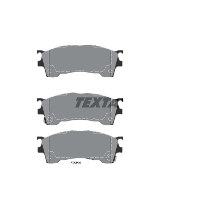 TEXTAR Sada brzdových platničiek kotúčovej brzdy 2384504