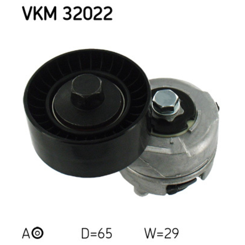 SKF Napínacia kladka rebrovaného klinového remeňa VKM32022