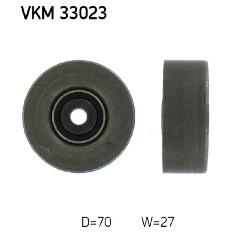 SKF Vratná/vodiaca kladka rebrovaného klinového remeňa VKM33023