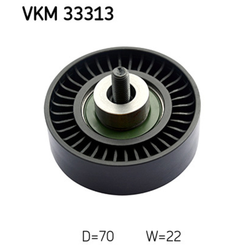 SKF Vratná/vodiaca kladka rebrovaného klinového remeňa VKM33313