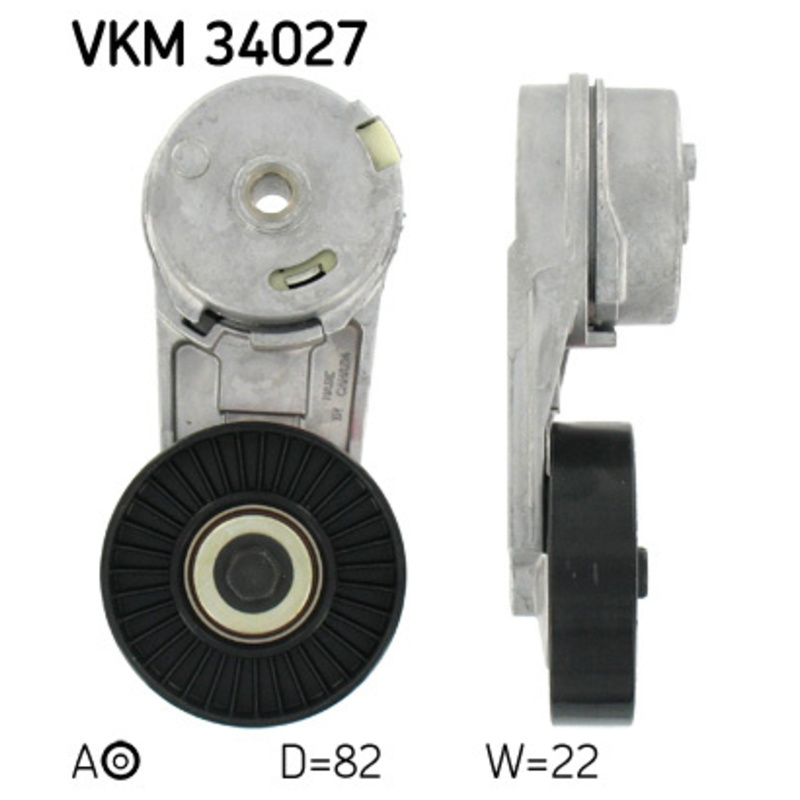 SKF Napínacia kladka rebrovaného klinového remeňa VKM34027
