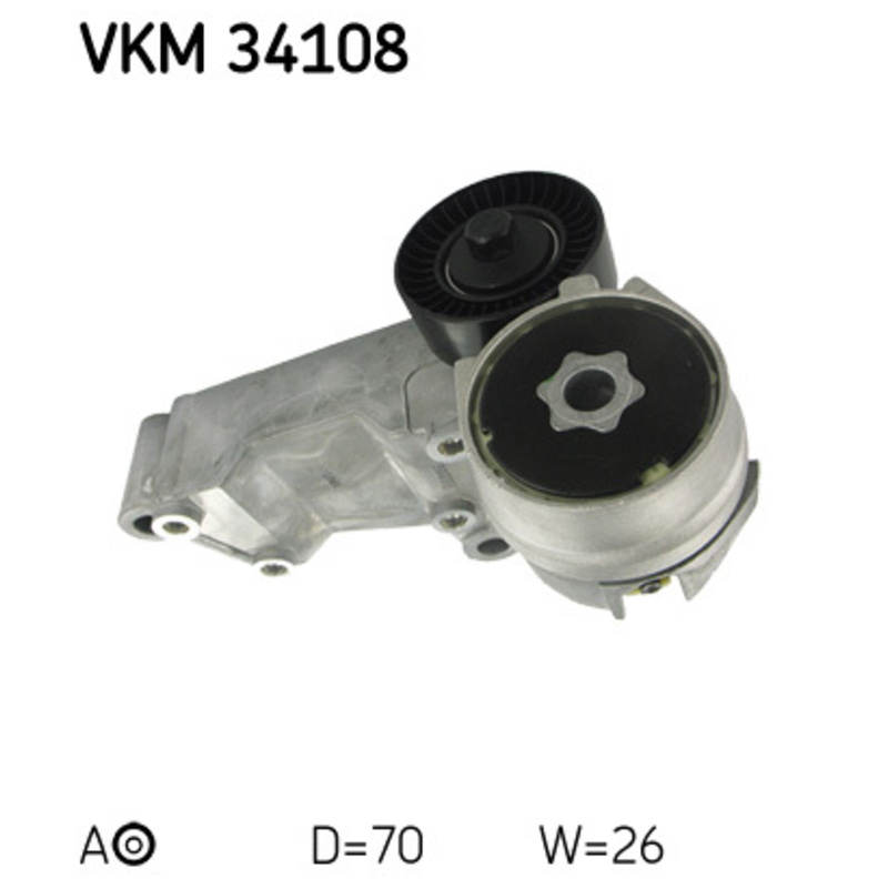 SKF Napínacia kladka rebrovaného klinového remeňa VKM34108