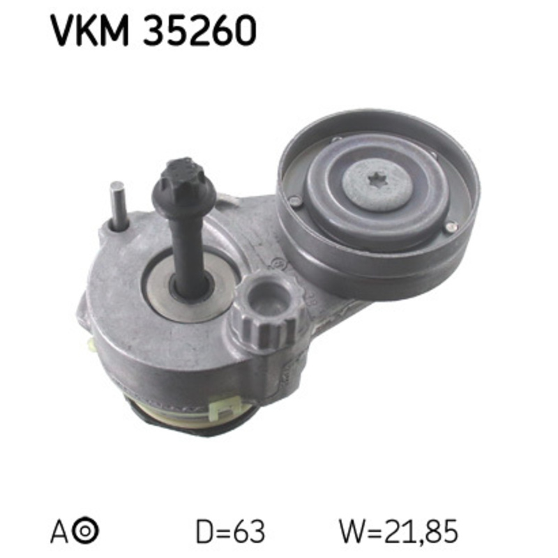 SKF Napínacia kladka rebrovaného klinového remeňa VKM35260