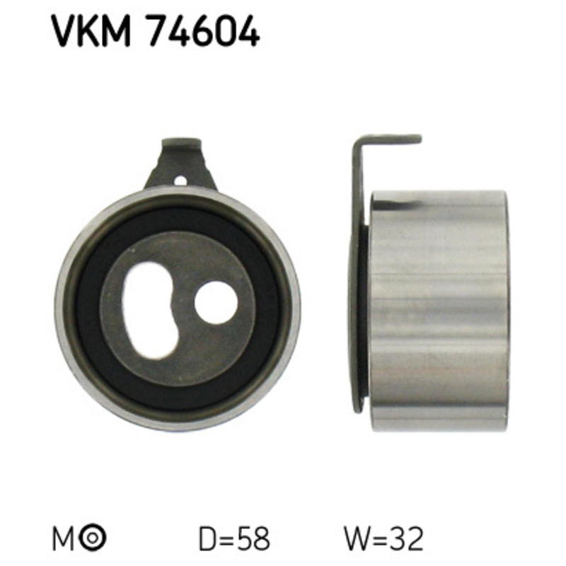 SKF Napínacia kladka ozubeného remeňa VKM74604