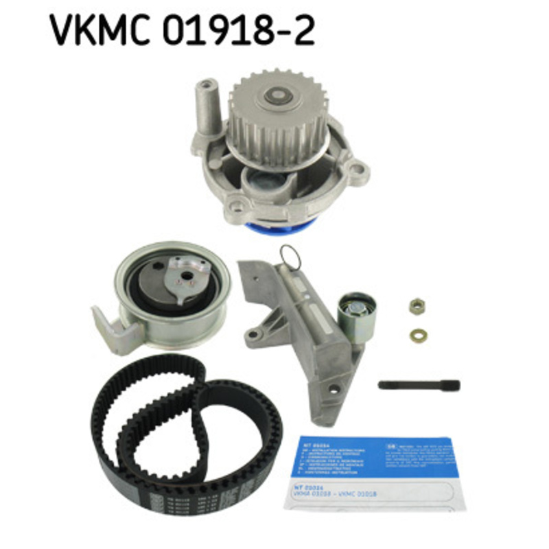 SKF Vodné čerpadlo + sada ozubeného remeňa VKMC019182