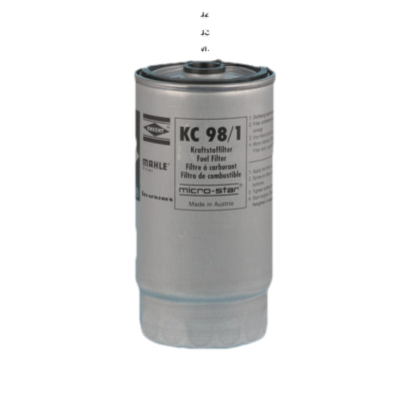 MAHLE ORIGINAL Palivový filter KC981