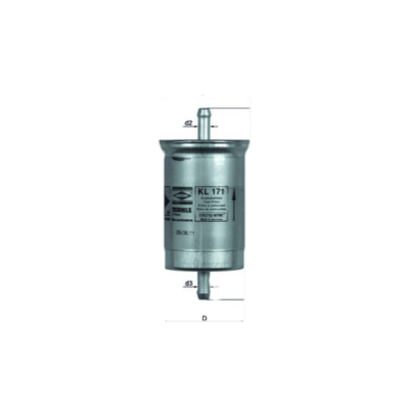 MAHLE ORIGINAL Palivový filter KL171