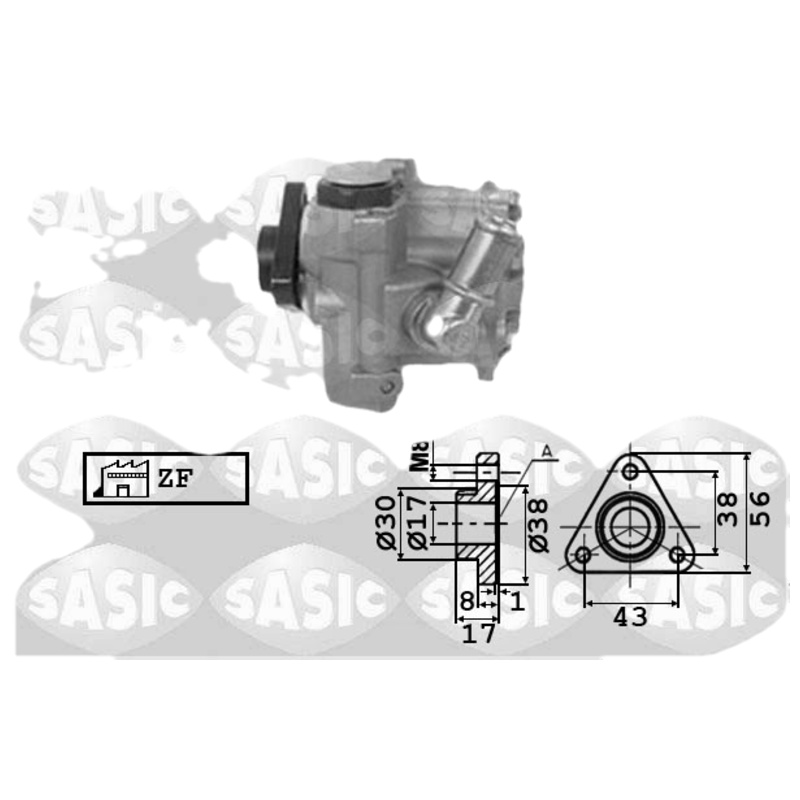 SASIC Hydraulické čerpadlo pre riadenie 7076048