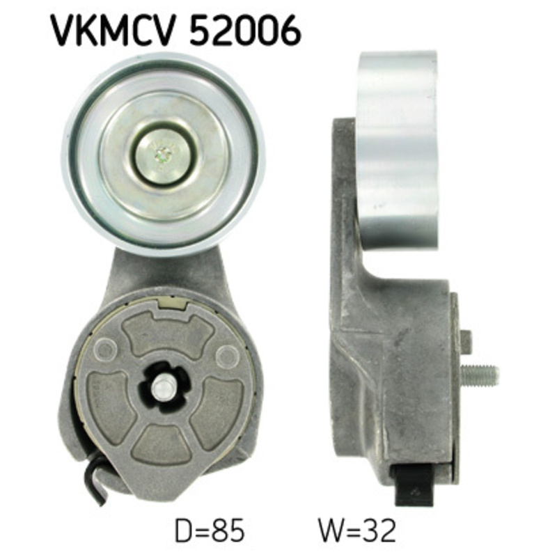 SKF Napínacia kladka rebrovaného klinového remeňa VKMCV52006