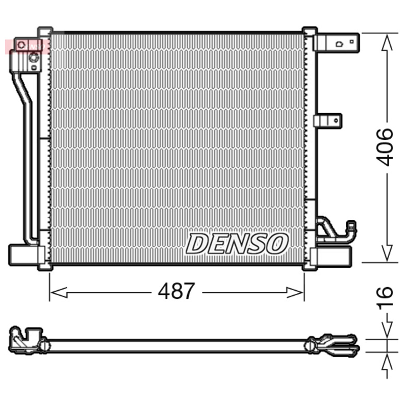 DENSO Kondenzátor klimatizácie DCN46018