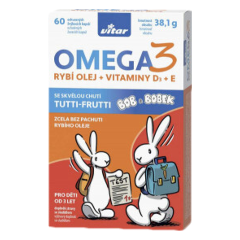 Vitar Kids Omega 3+Vit.d+Vit.e Cps.60