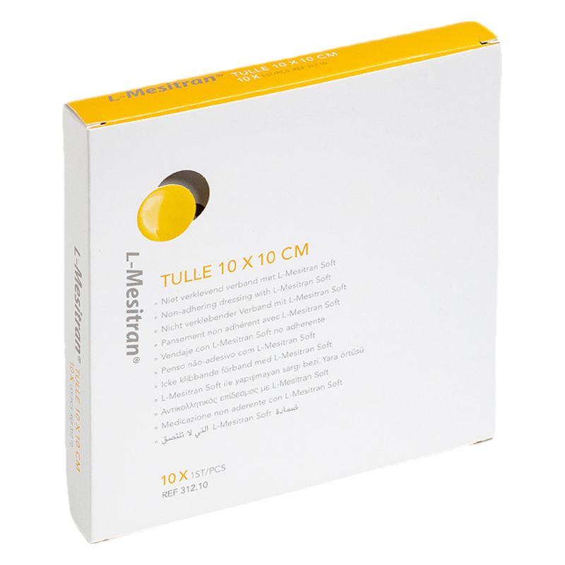 L-Mesitran Tulle 10X10cm 10Ks