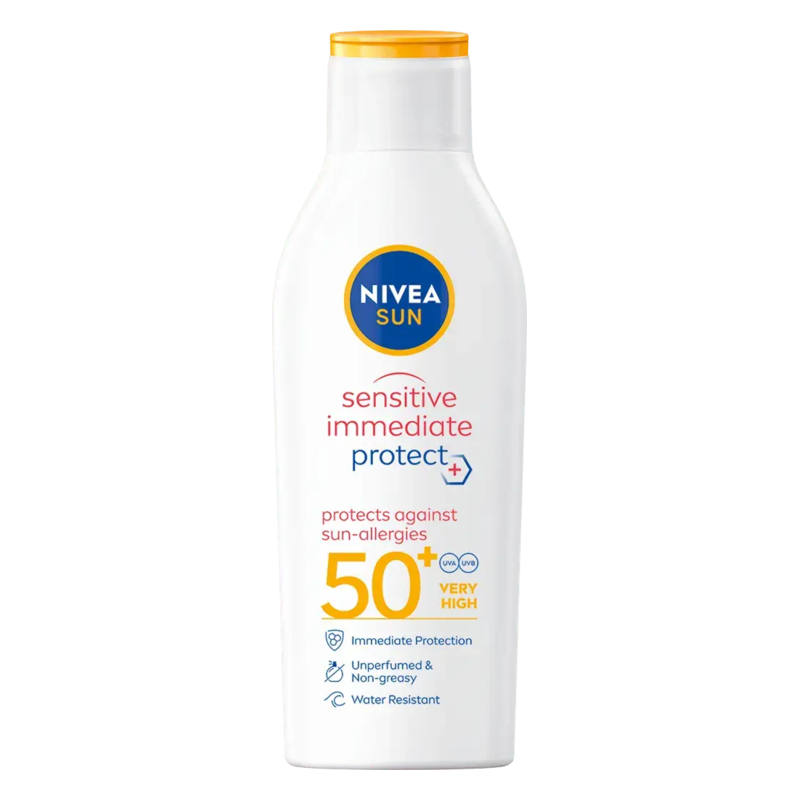 Nivea Sun Mléko Na Opalování Sensitive Spf 50+ 200Ml