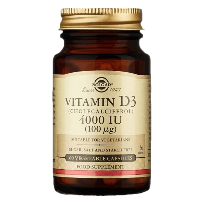Solgar Vitamin D3 4000 Iu Cps.60